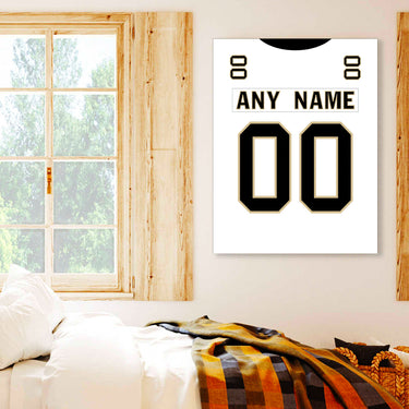 New Orleans Jersey Custom Canvas Print Wall Art for Boy Girl Men Women Football Personalized Canvas Art